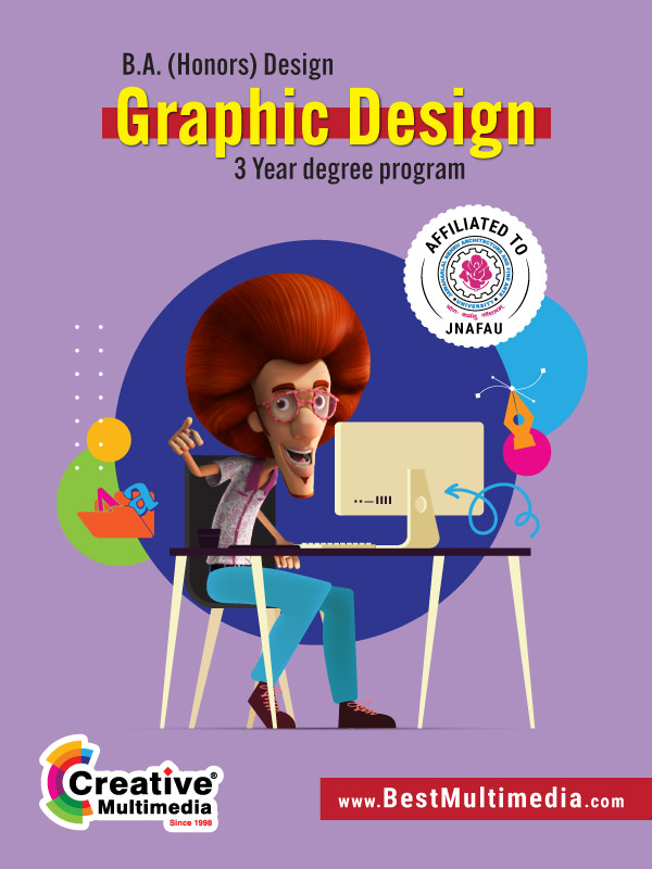 Degree course in graphic design