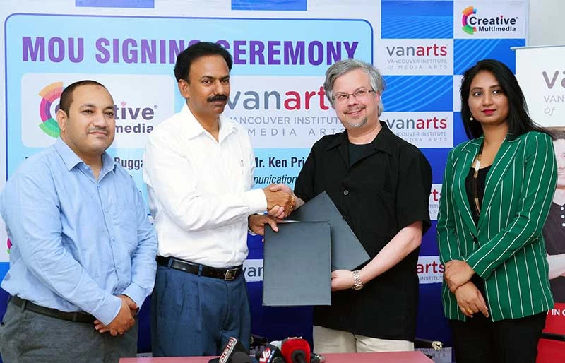 mou_vanarts_01 Top Multimedia colleges in Hyderabad